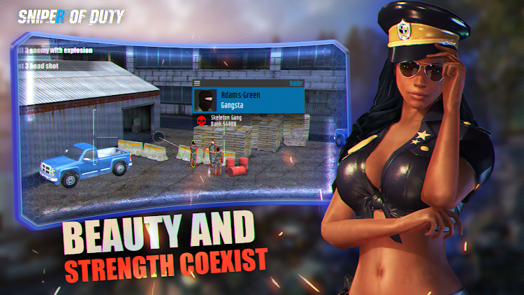 #4. Sniper of Duty:Sexy Agent Spy (Android) By: JoyMore Inc