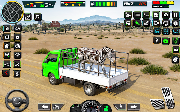 #5. Farm Animal Cargo Truck 3d (Android) By: Games Garage