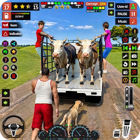 Farm Animal Cargo Truck 3d