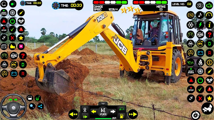 #2. Real Snow Excavator - JCB (Android) By: Games Coder