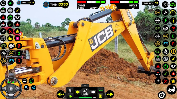 #3. Real Snow Excavator - JCB (Android) By: Games Coder