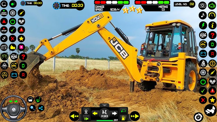 #5. Real Snow Excavator - JCB (Android) By: Games Coder