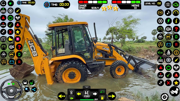 #6. Real Snow Excavator - JCB (Android) By: Games Coder