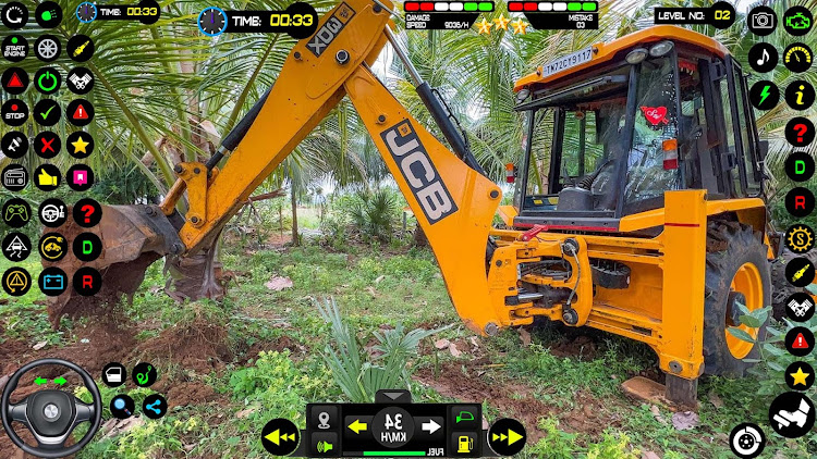 #7. Real Snow Excavator - JCB (Android) By: Games Coder