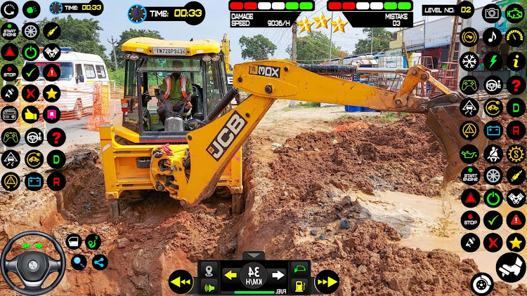 #9. Real Snow Excavator - JCB (Android) By: Games Coder