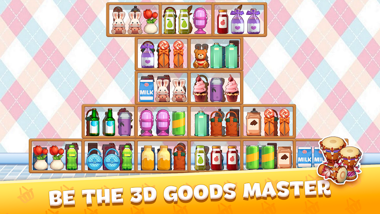 #7. Merge Goods sort:Triple Match (Android) By: Lvxiaoye1203