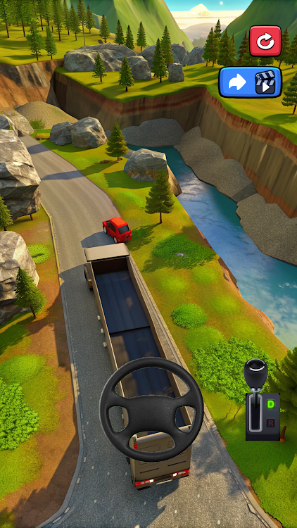 #2. Truck Simulator: hill Climb (Android) By: flying hero