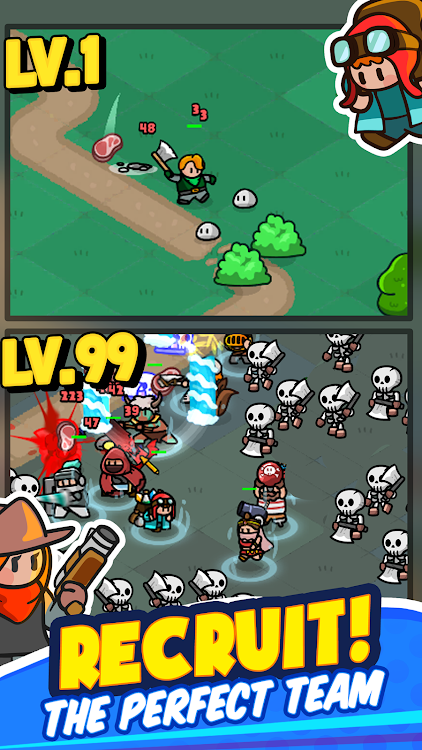 #4. Rumble Heroes - Adventure RPG (Android) By: PLAYHARD STUDIO