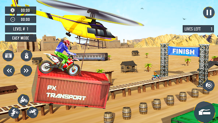 #2. Epic Moto Stunt Challenge (Android) By: Game Dot Studio