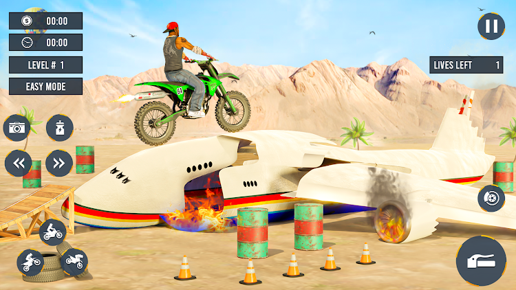 #5. Epic Moto Stunt Challenge (Android) By: Game Dot Studio