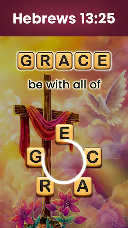 #4. Bible Word Puzzle - Word Games (Android) By: Oakever Games