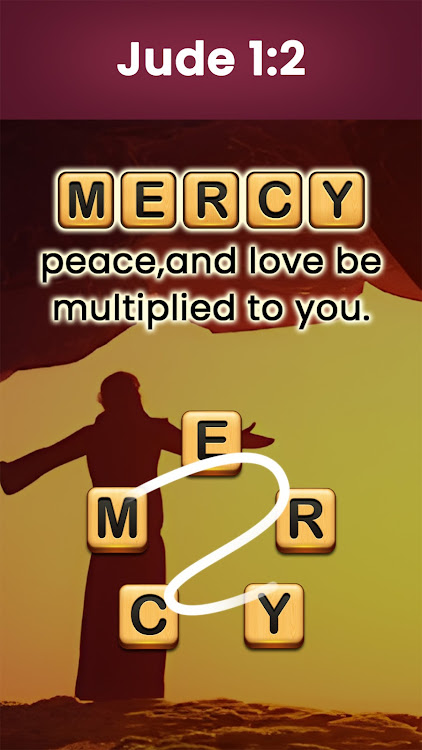 #5. Bible Word Puzzle - Word Games (Android) By: Oakever Games