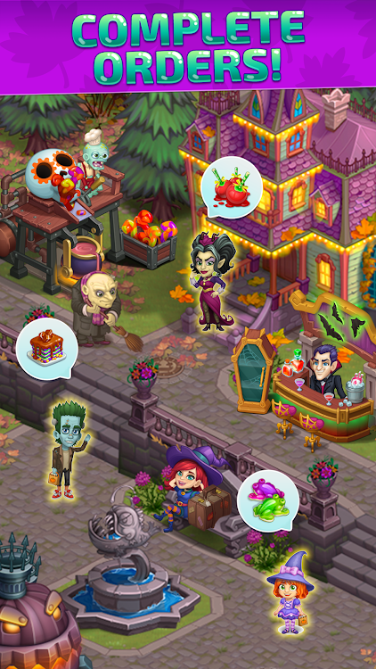 #4. Halloween Farm: Monster Family (Android) By: foranj.games