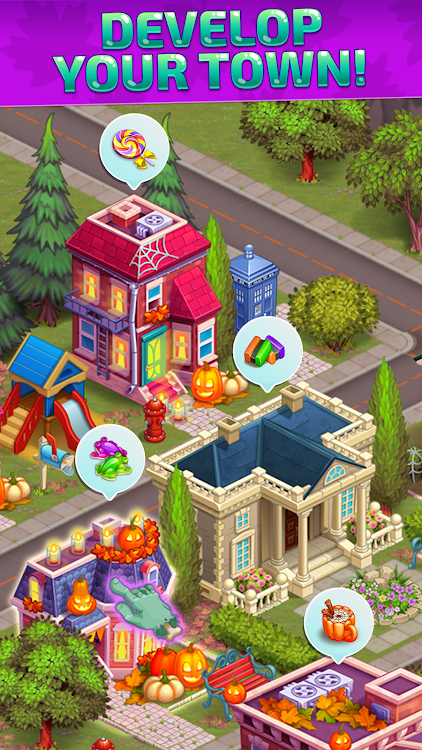 #6. Halloween Farm: Monster Family (Android) By: foranj.games