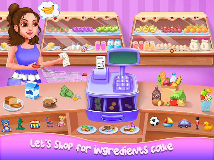 #5. Cake Maker Baking Kitchen (Android) By: Burbuja Games