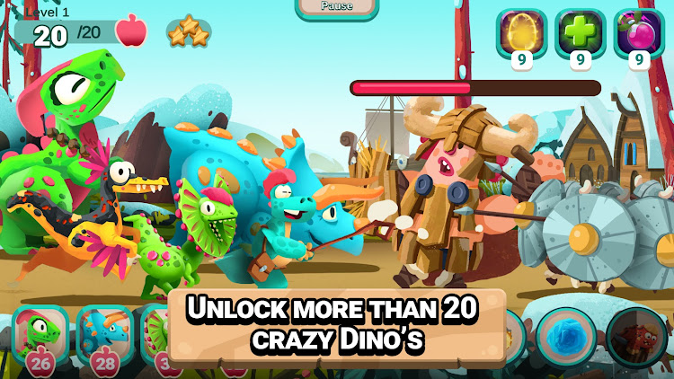 #3. Dino Bash: Travel Through Time (Android) By: pokoko Studio UG (haftungsbeschränkt)