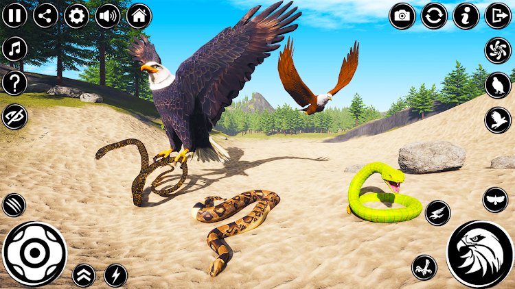 #2. Eagle Simulator: Hunting Games (Android) By: Zezo Global Gamming