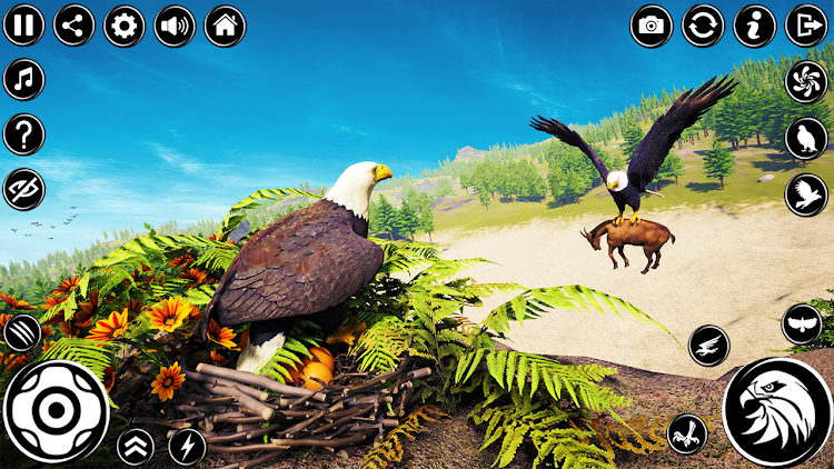 #5. Eagle Simulator: Hunting Games (Android) By: Zezo Global Gamming