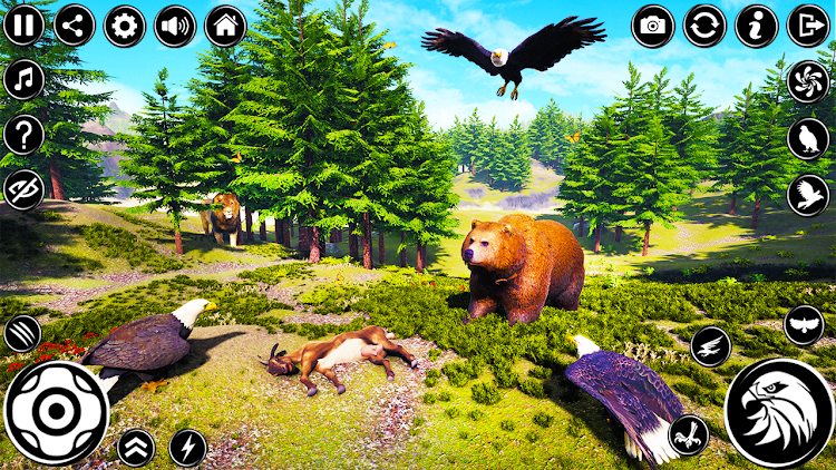 #8. Eagle Simulator: Hunting Games (Android) By: Zezo Global Gamming