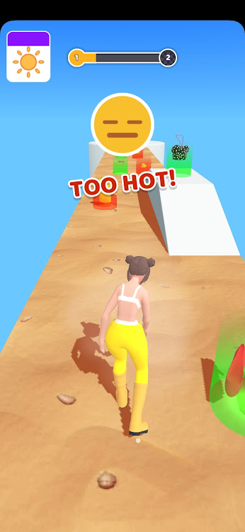 #2. Weather Runner: Dress Up (Android) By: Hyper casual go go