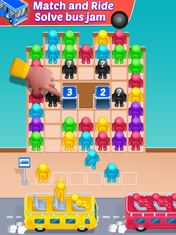 #7. Bus Jam - Seat Away 3d Puzzle (Android) By: TechArts Games