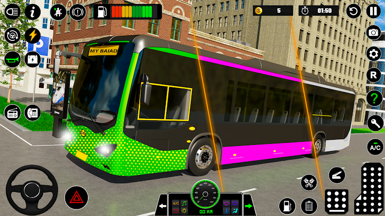 #2. City Passenger Bus Drive Games (Android) By: NexusPlay