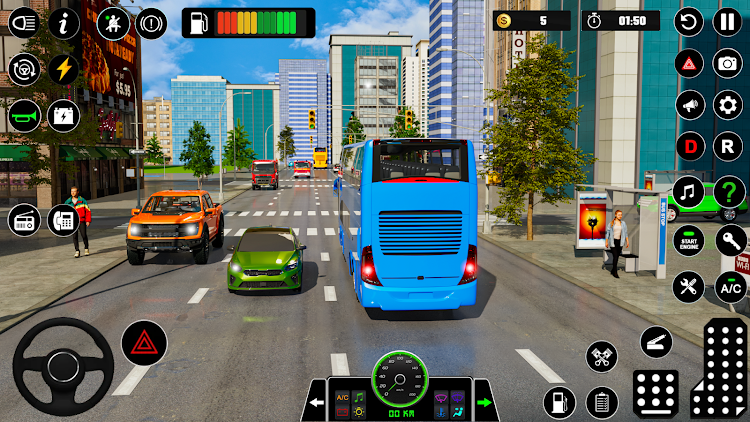 #8. City Passenger Bus Drive Games (Android) By: NexusPlay