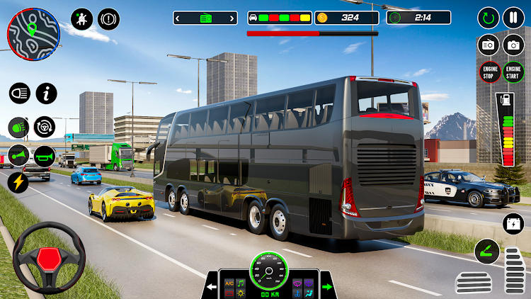 #9. City Passenger Bus Drive Games (Android) By: NexusPlay