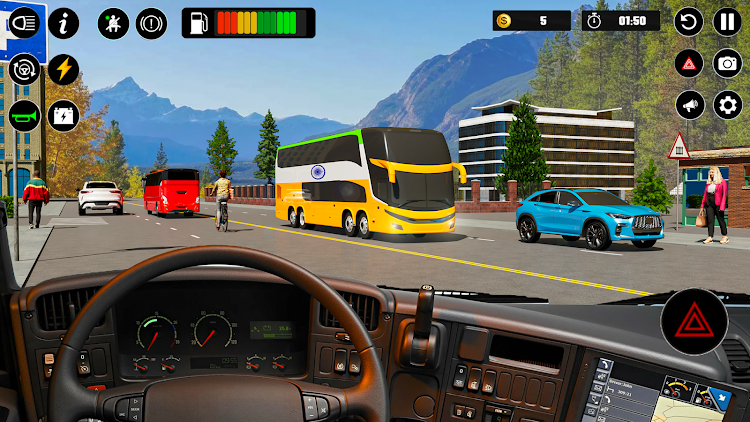 #10. City Passenger Bus Drive Games (Android) By: NexusPlay