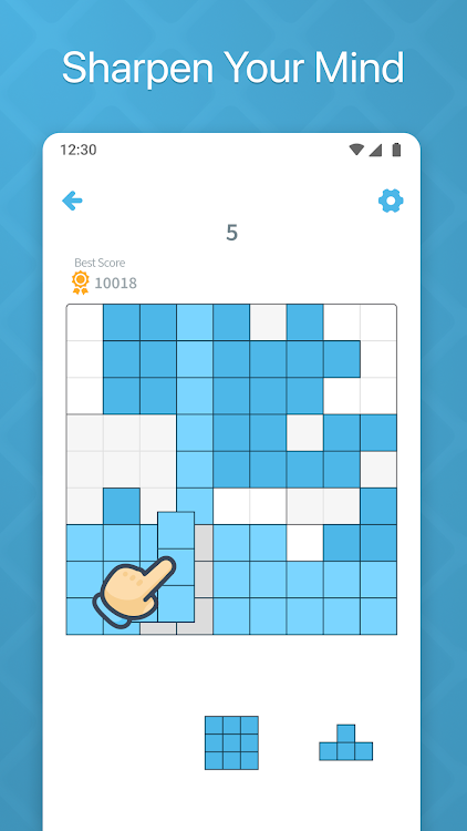 #5. Blocku - Relaxing Puzzle Game (Android) By: DNA Mobile Group