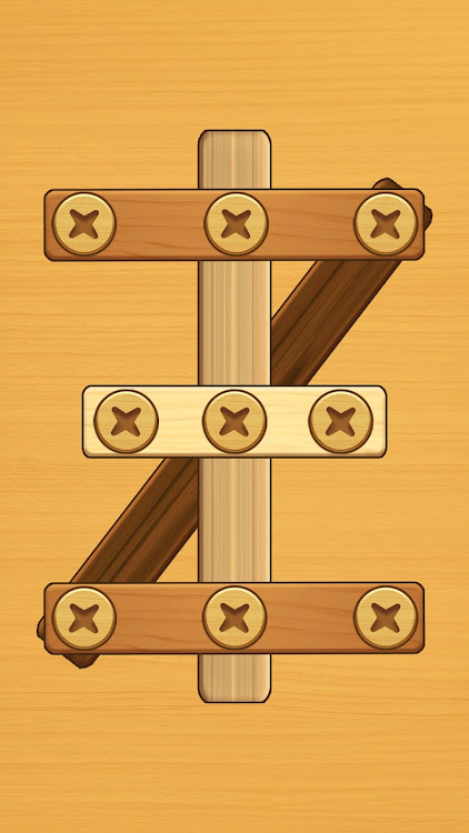 #2. Screw Puzzle: Wood Nut & Bolt (Android) By: FALCON GAMES