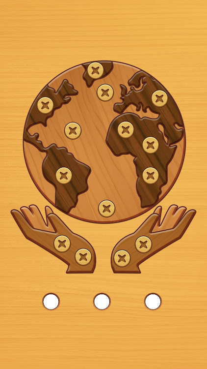 #3. Screw Puzzle: Wood Nut & Bolt (Android) By: FALCON GAMES