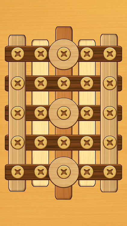 #4. Screw Puzzle: Wood Nut & Bolt (Android) By: FALCON GAMES