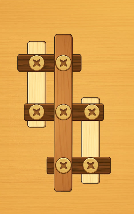 #9. Screw Puzzle: Wood Nut & Bolt (Android) By: FALCON GAMES