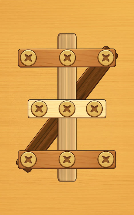 #10. Screw Puzzle: Wood Nut & Bolt (Android) By: FALCON GAMES