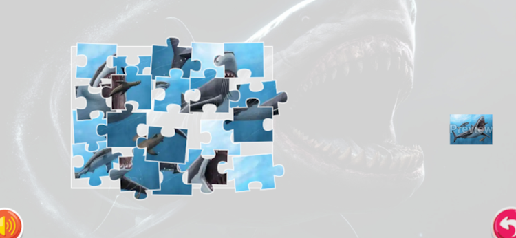 #2. Megalodon Shark Jigsaw Puzzle (Android) By: Nurlaela