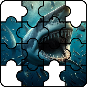 Megalodon Shark Jigsaw Puzzle