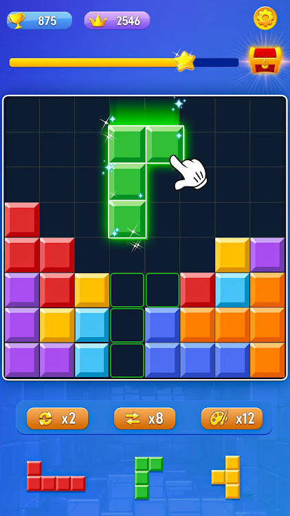 #7. Block Puzzle Brain Buster Game (Android) By: TNG Games