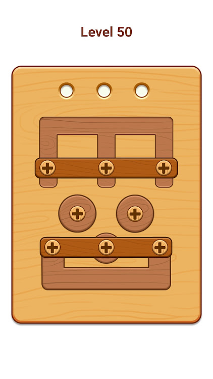 #5. Nuts & Bolts: Wood Puzzle Game (Android) By: Bravestars Casual