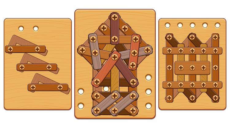 #8. Nuts & Bolts: Wood Puzzle Game (Android) By: Bravestars Casual