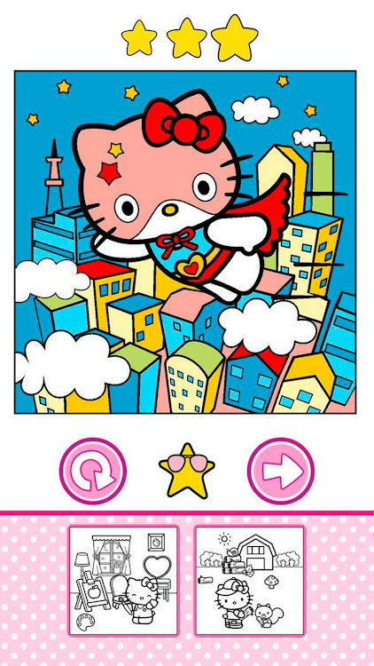 #5. Hello Kitty: Coloring Book (Android) By: Hippo Kids Games