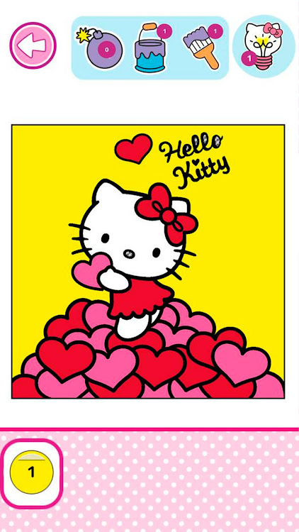 #7. Hello Kitty: Coloring Book (Android) By: Hippo Kids Games