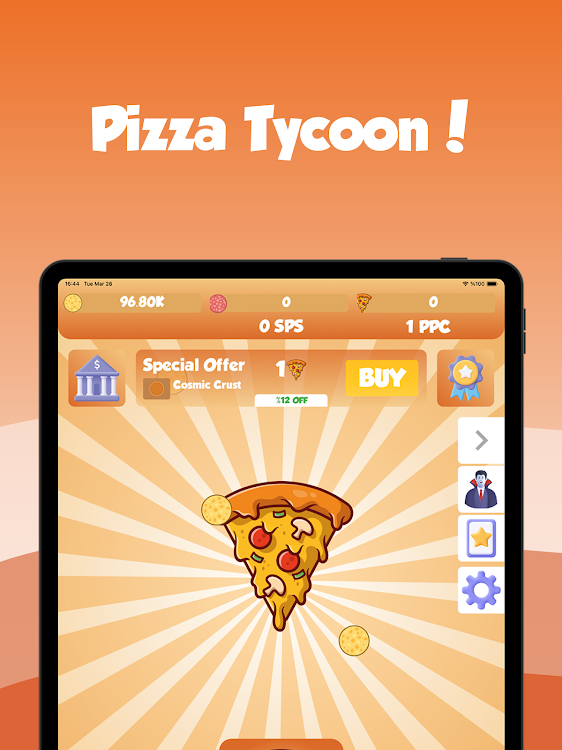 #7. Pizza Tycoon – Idle Clicker (Android) By: Nexcore Studios