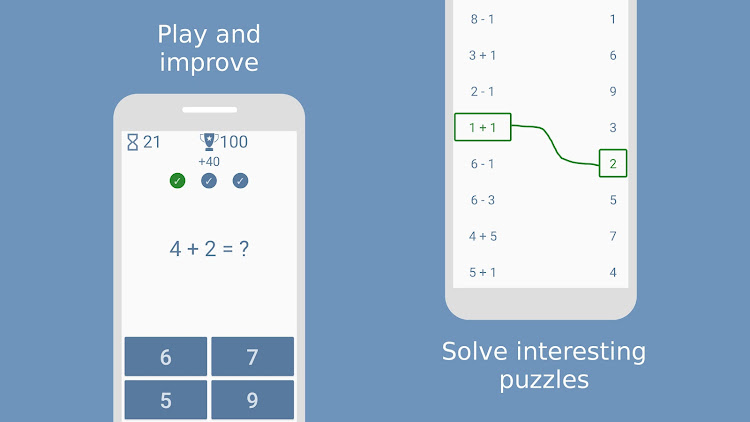 #7. Addition subtraction for kids (Android) By: Pavel Olegovich