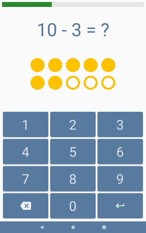 #10. Addition subtraction for kids (Android) By: Pavel Olegovich