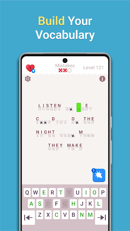 #4. Playsimple Cryptogram (Android) By: PlaySimple Games