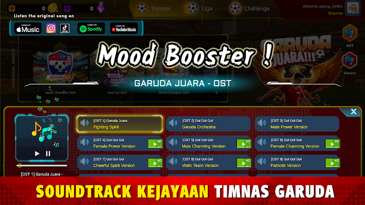 #2. Football Garuda Juara (Android) By: axitama