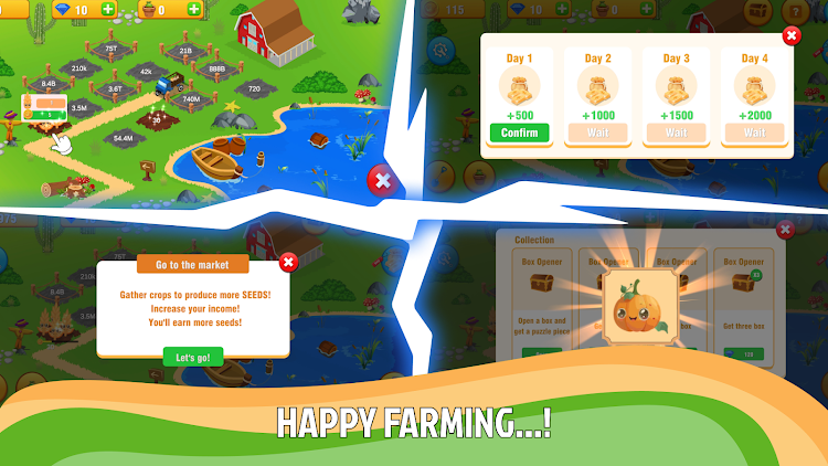 #4. Happy Farming: Farm City Mania (Android) By: RestroSaga Station