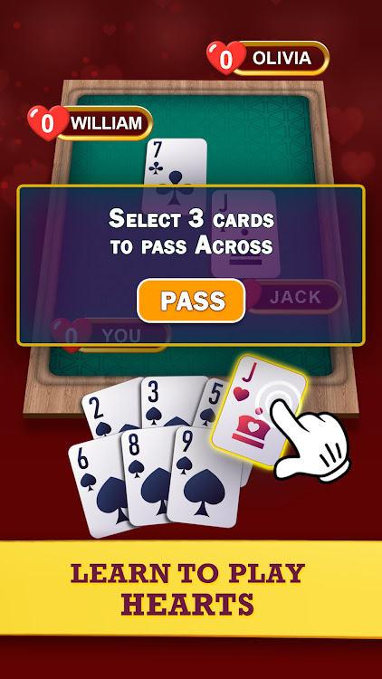 #2. Hearts: Classic Card Game Fun (Android) By: NewPubCo