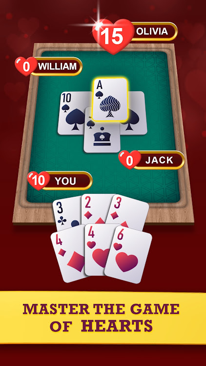 #3. Hearts: Classic Card Game Fun (Android) By: NewPubCo